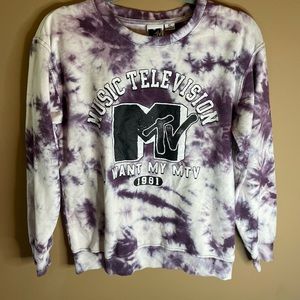 MTV tie dye sweatshirt
